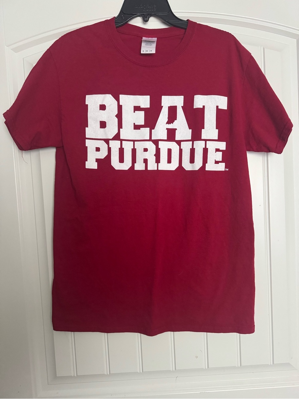 Beat Purdue Red Graphic Tee